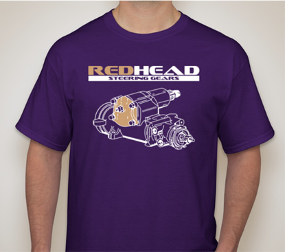 Picture of UW-T-Shirt: with RedHead Steering Gears Logo - University of Washington Purple and Gold